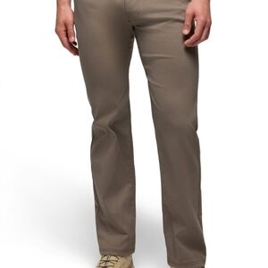 NWT!! PrAna Brion Slim Fit Pants in MUD sz 28x32